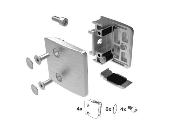 Glass clamp - set